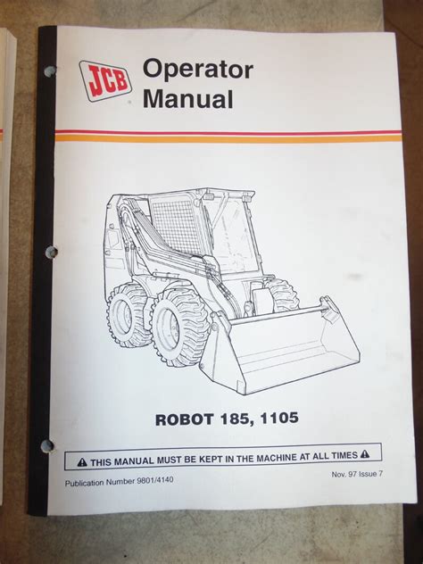 jcb 1105 skid steer specs|jcb skid steer manual.